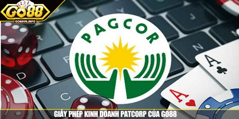 Giấy phép kinh doanh PATCORP của GO88 
