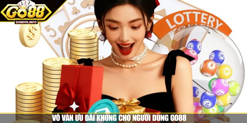 Vô vàn ưu đãi khủng cho người dùng GO88 